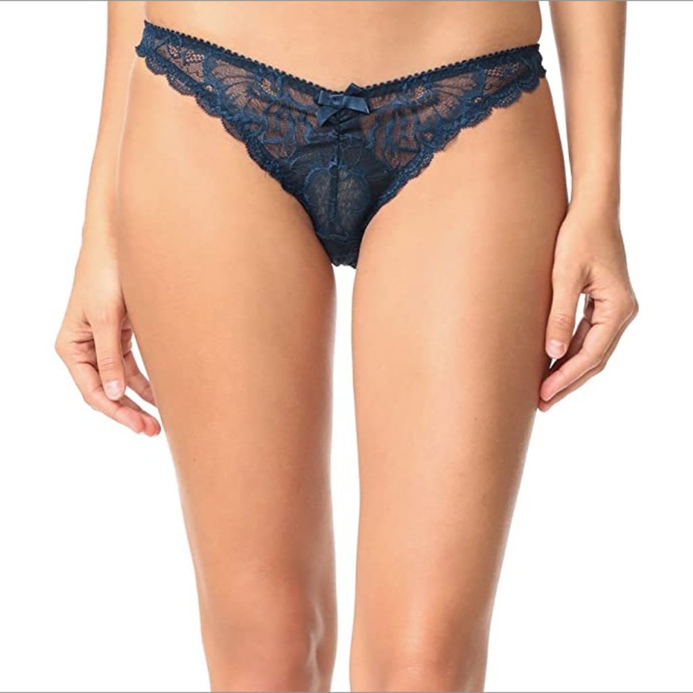 L'Agent By AP "LEOLA" Mini Brief, Midnight Blue XS
